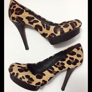 Tory Burch Leopard Print Camilla Platform Pumps